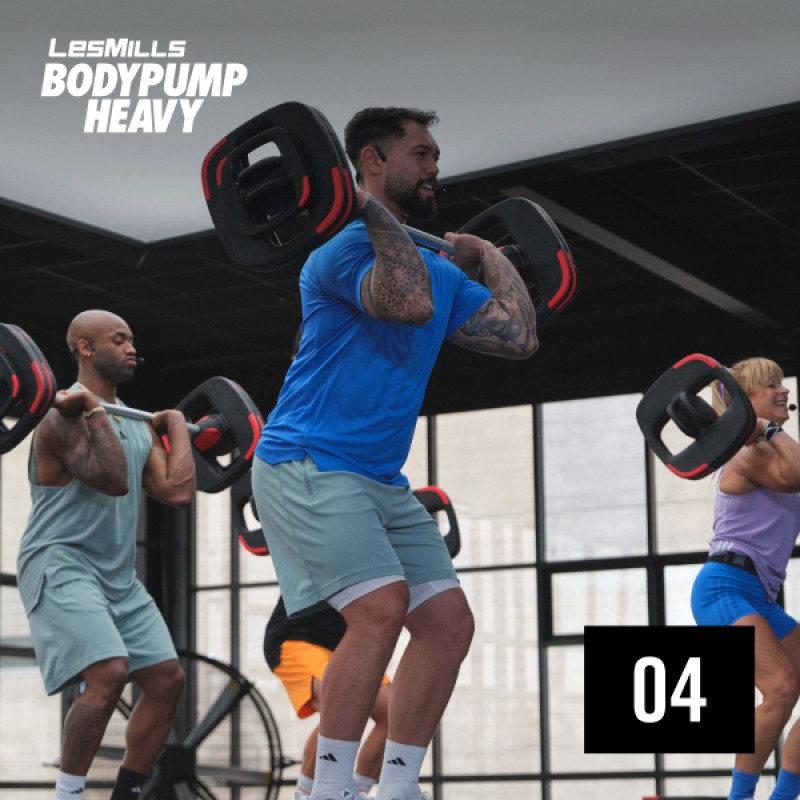 Hot Sale Les Mills BODYPUMP HEAVY 04 Video+Music+Notes